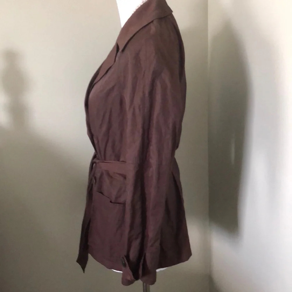 🌺Gorgeous🌺 Talbots Collection Belted Car Coat - Picture 3 of 7
